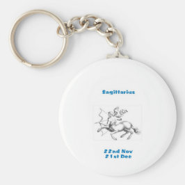 SAGITTARIUS STAR SIGN KEY RING SLEUTELHANGER