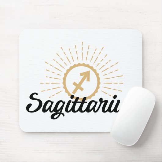 Sagittarius Starburst Symbol Muismat (Met muis)