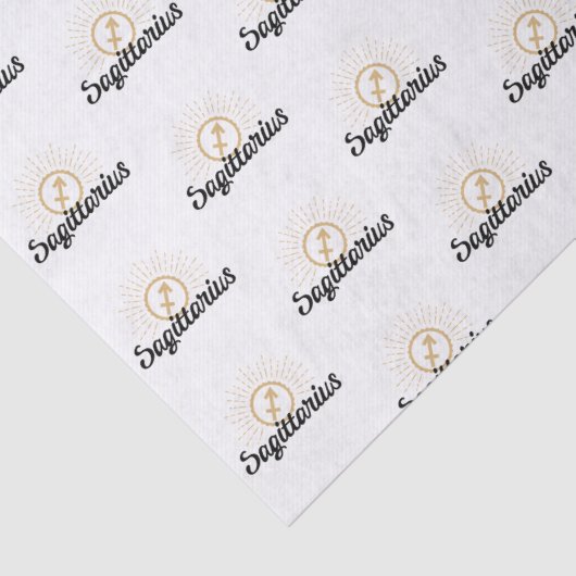Sagittarius Starburst Symbol Tissuepapier (Detail)