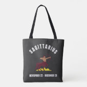 Sagittarius-sterbord Tote Bag (Achterkant)