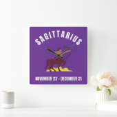 Sagittarius-sterbord Vierkante Klok (Huis)