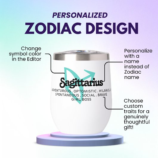 Sagittarius Sterrenbeeld Aangepaste Eigenschappen