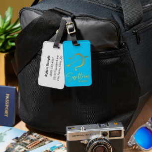 Sagittarius Sterrenbeeld Bagage Label