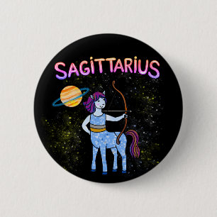 Sagittarius sterrenbeeld De Archer zodiac ster Ronde Button 5,7 Cm