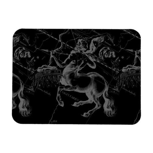 Sagittarius Sterrenbeeld Hevelius circa 1690 Magneet (Horizontaal)