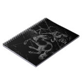 Sagittarius Sterrenbeeld Klasse Hevelius Gravure Notitieboek (Linkerzijde)