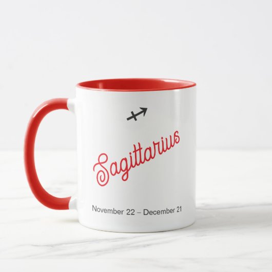 Sagittarius Sterrenbeeld Mok – Astrologie Koffiebe (Links)