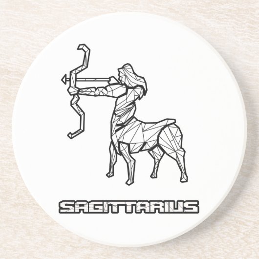 Sagittarius Sterrenbeeld Onderzetter (Voorkant)