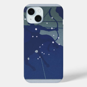Sagittarius sterrenbeeld vintage Zodiac astrologie iPhone 15 Case