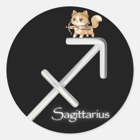 Sagittarius Sticker (Voorkant)
