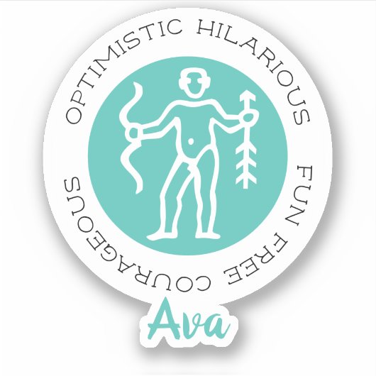 Sagittarius Sticker (Voorkant)