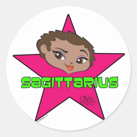 Sagittarius Stickers (Voorkant)