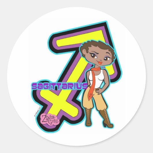 Sagittarius Stickers (Voorkant)