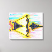 Sagittarius Symbol Canvas Afdruk (Voorkant)