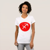 Sagittarius Symbol - Gepersonaliseerd T-shirt (Voorkant volledig)