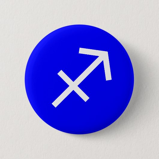 Sagittarius Symbol Ronde Button 5,7 Cm (Voorkant)