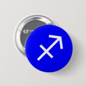 Sagittarius Symbol Ronde Button 5,7 Cm (Voorkant /achterkant)