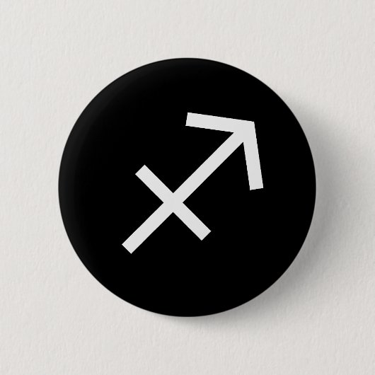Sagittarius Symbol Ronde Button 5,7 Cm (Voorkant)