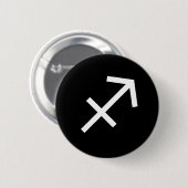 Sagittarius Symbol Ronde Button 5,7 Cm (Voorkant /achterkant)