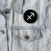 Sagittarius Symbol Ronde Button 5,7 Cm (In situ)
