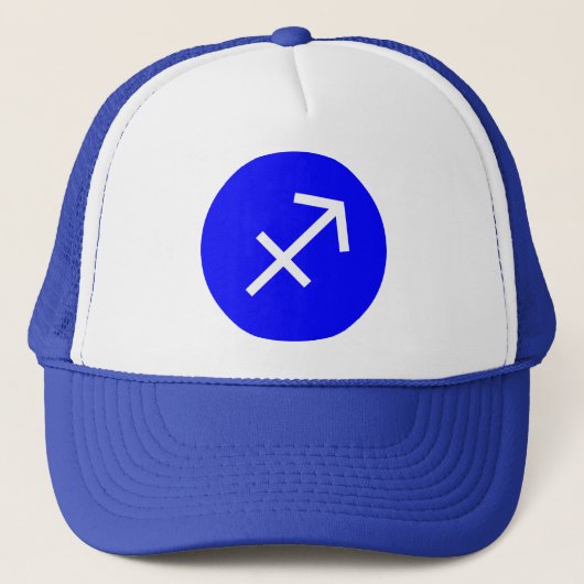 Sagittarius Symbol Trucker Pet (Voorkant)