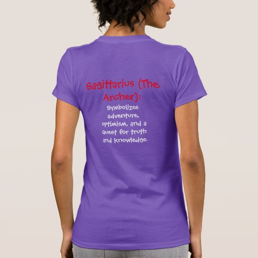 Sagittarius T-Shirt (Achterkant)