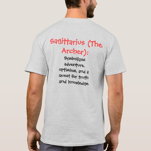 Sagittarius T-Shirt (Achterkant)