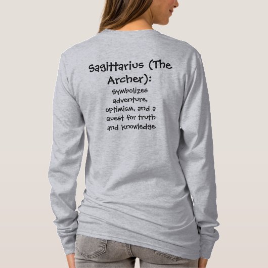 Sagittarius T-Shirt (Achterkant)