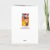 SAGITTARIUS, TEMPERANTIE TAROT ZODIAC BIRTHDAY KAART (Achterkant)