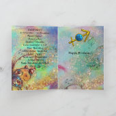 SAGITTARIUS, TEMPERANTIE TAROT ZODIAC BIRTHDAY KAART (Binnen)