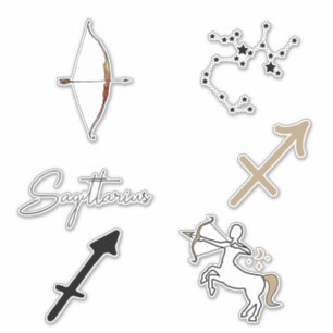 Sagittarius the Archer astrology zodiab verjaardag Sticker