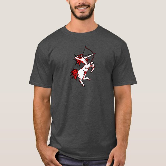 Sagittarius The Archer zodiac astrology t shirt (Voorkant)
