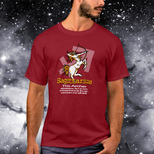 Sagittarius The Archer zodiac astrology t shirt