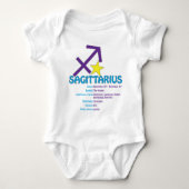 Sagittarius Traits Baby Romper (Voorkant)