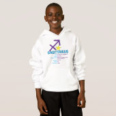 Sagittarius Traits Kinder Gebost Sweatshirt (Voorkant volledig)