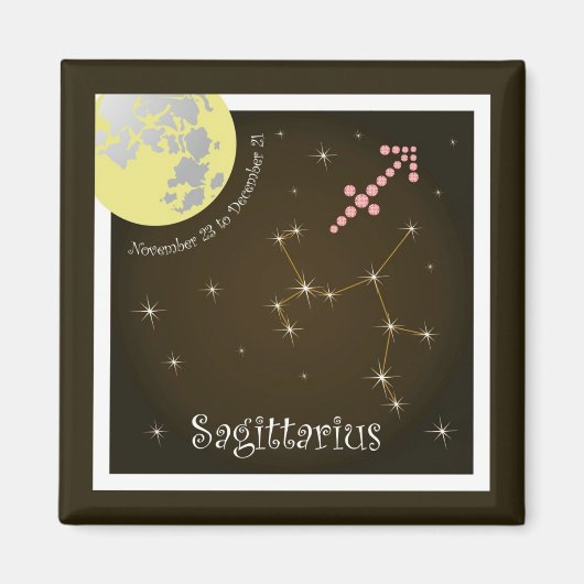 Sagittarius van 23 tot en met 21 december Magnet (Voorkant)