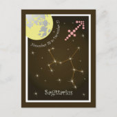 Sagittarius van 23 tot en met 21 december Postkart Briefkaart (Voorkant)