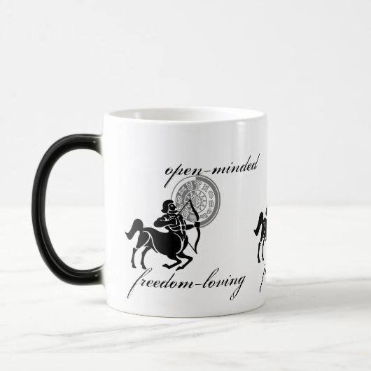 Sagittarius vertoont Grieks-achtige zoönose Magische Mok (Links)