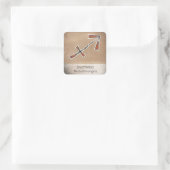 Sagittarius Vierkante Sticker (Tas)