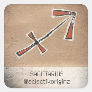 Sagittarius Vierkante Sticker