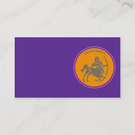 Sagittarius Visitekaartje (Achterkant)