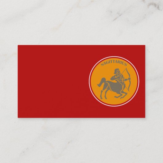 Sagittarius Visitekaartje (Achterkant)