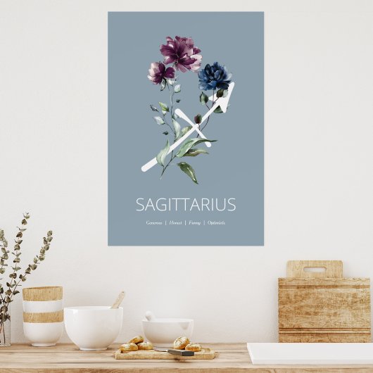 Sagittarius Wall Art Print (Keuken)