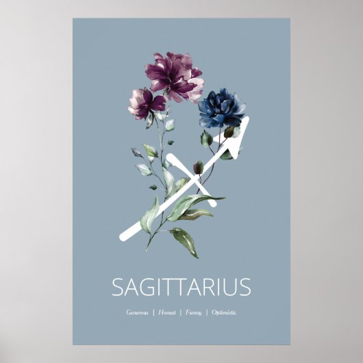 Sagittarius Wall Art Print (Voorkant)