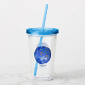 Sagittarius Waterverf Night Constellation Zodiac Acryl Drinkbeker (Achterkant)