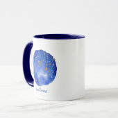 Sagittarius Waterverf Sky Constellation Zodiac Mok (Voorkant links)