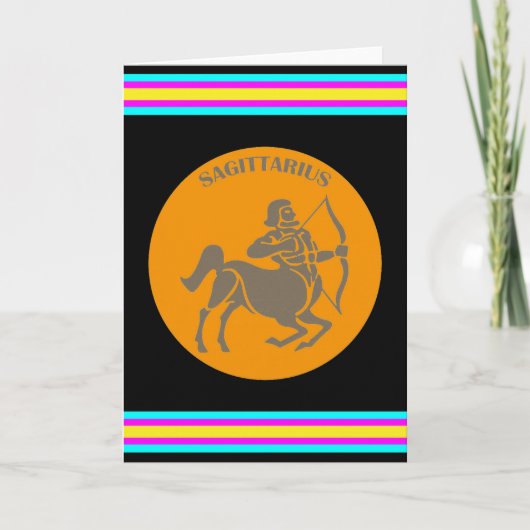 Sagittarius Wenskaart Kaart (Voorkant)