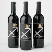 Sagittarius Wine Label Wijn Etiket (Flessen)