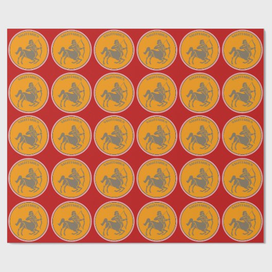 Sagittarius Wrapping Paper Cadeaupapier (Vlak)