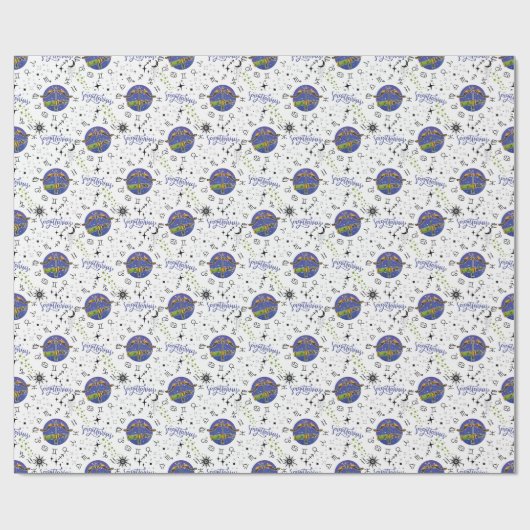 Sagittarius Wrapping Paper Cadeaupapier (Vlak)